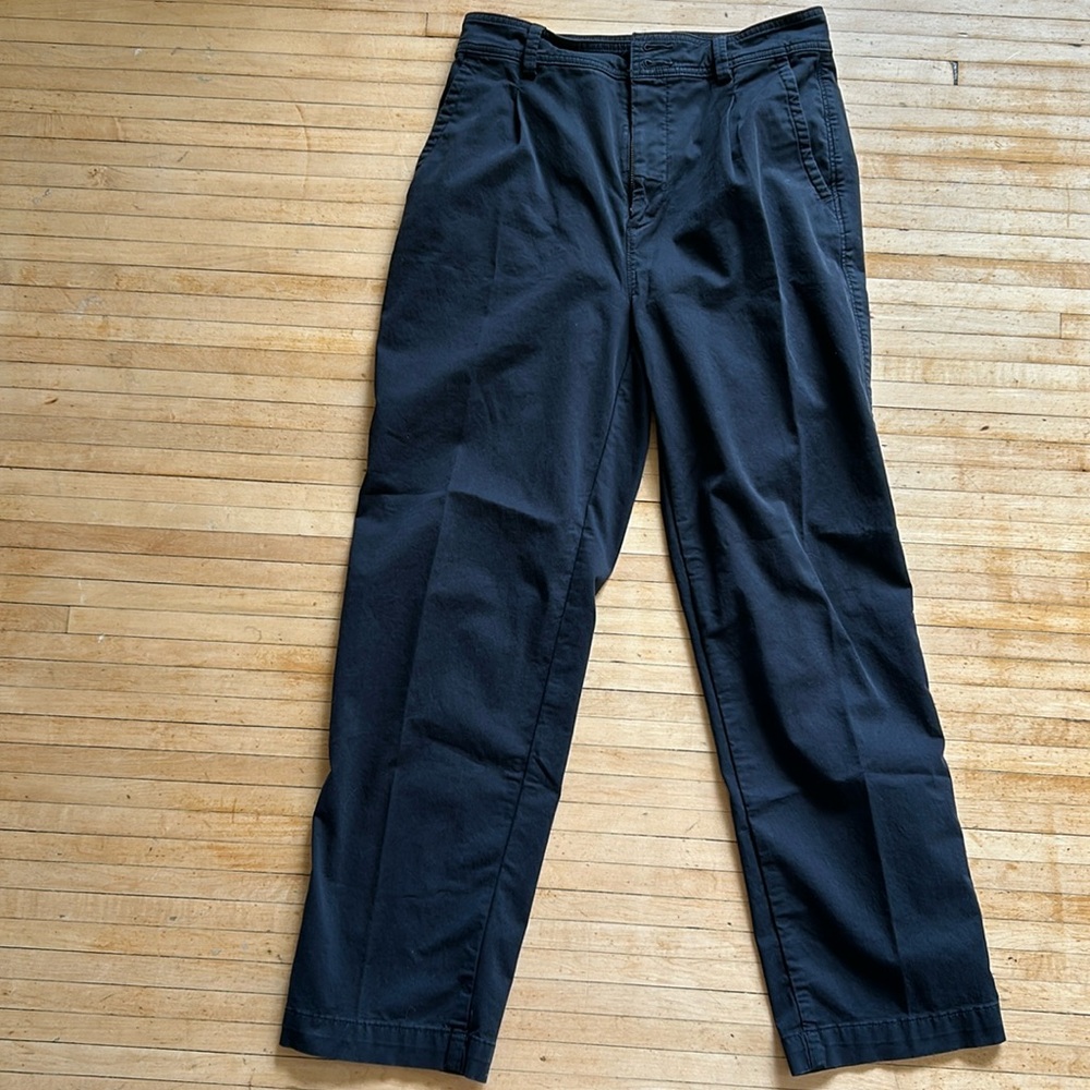 Black Straight Leg Everlane Pants